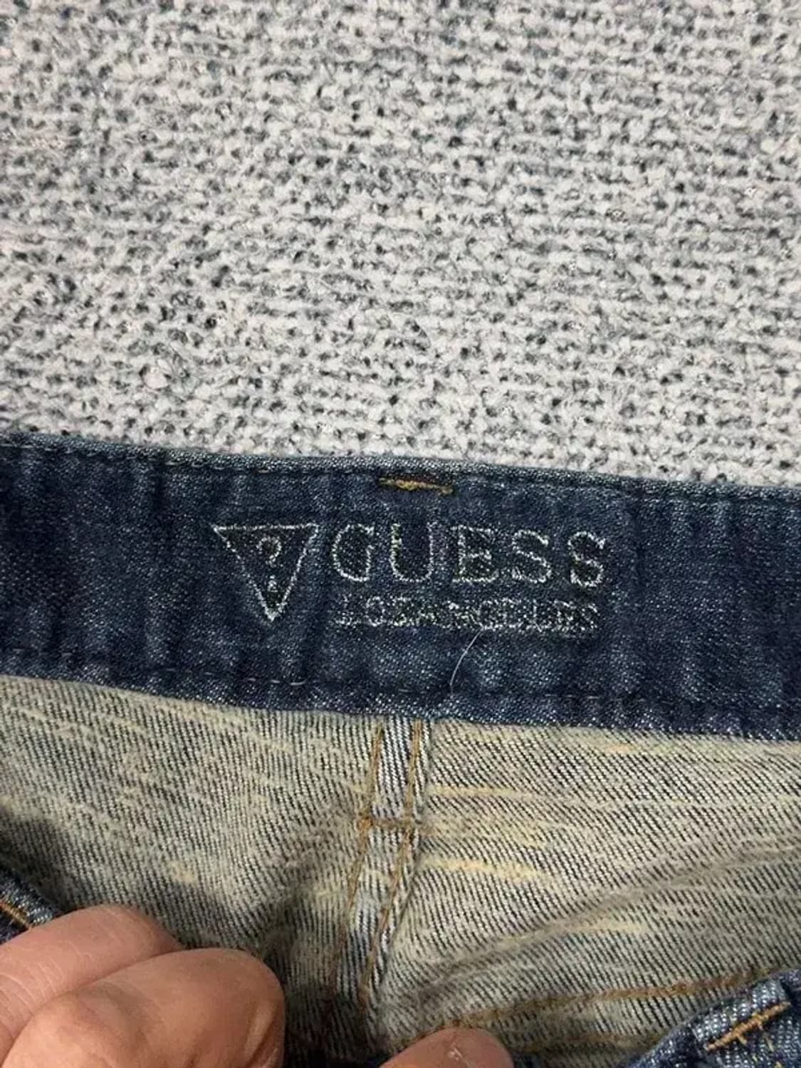 게스 실버 삼각 로고 캐주얼 청바지 80(32) 상품이미지7