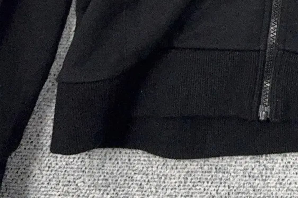 휠라 블랙 로고 캐주얼 후드집업 LARGE 상품이미지6