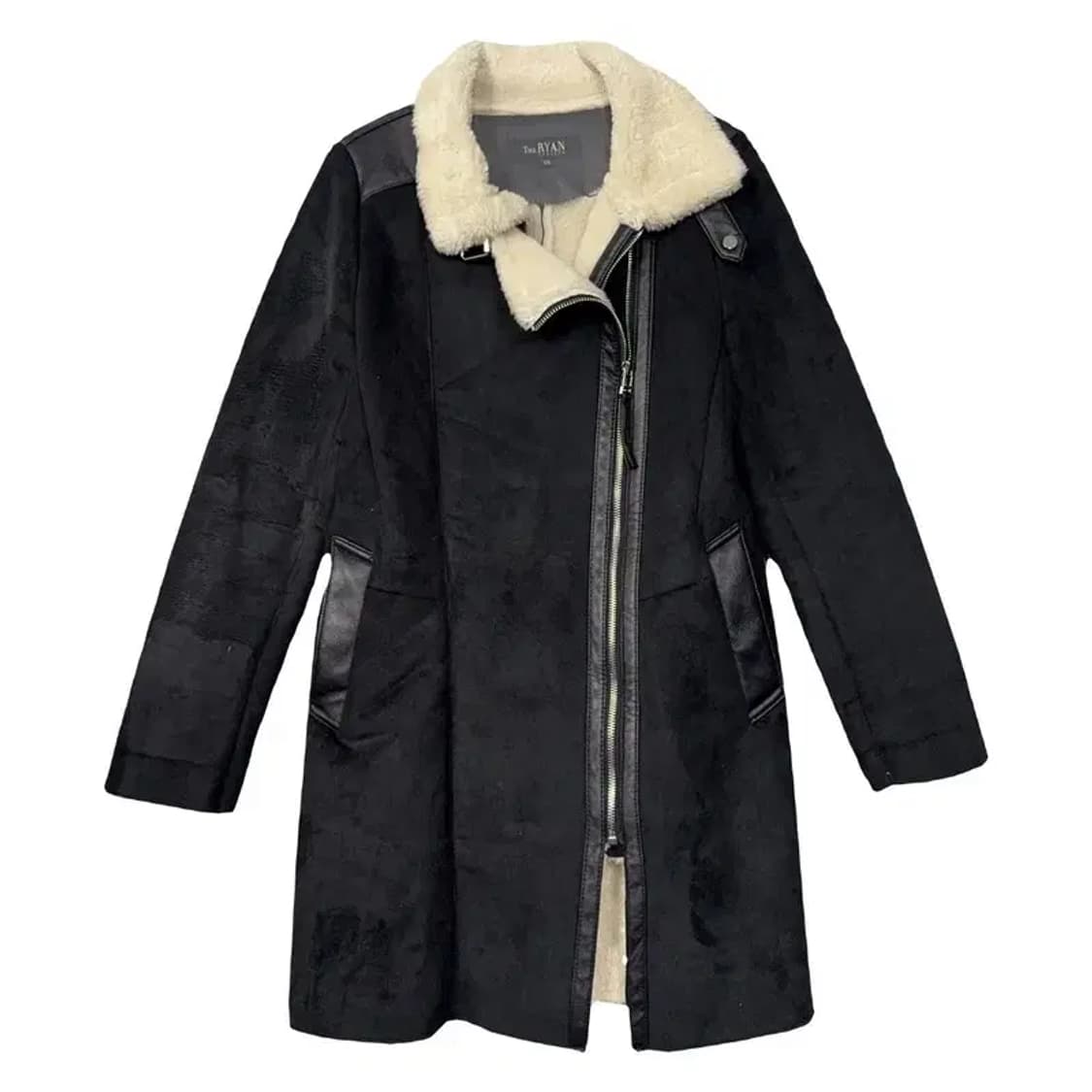 RYAN NEWYORK 블랙 무스탕 코트 85-160 (55) 상품이미지1