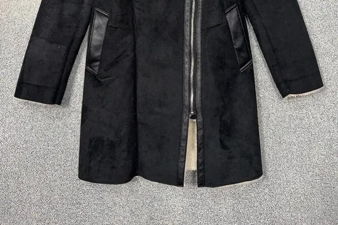 RYAN NEWYORK 블랙 무스탕 코트 85-160 (55) 상품이미지4