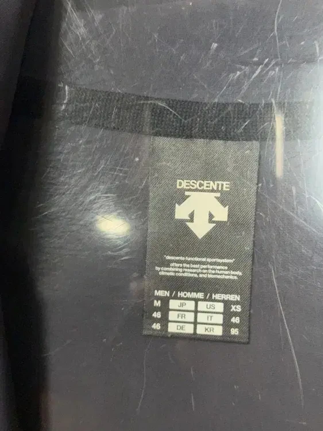 데상트 그린 로고 후드 바람막이 95 상품이미지7