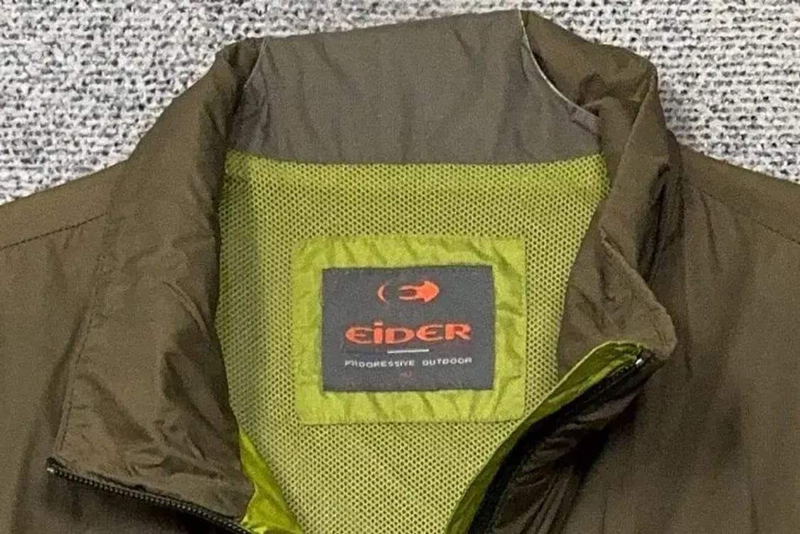 아이더 그린 로고 바람막이 M 상품이미지5