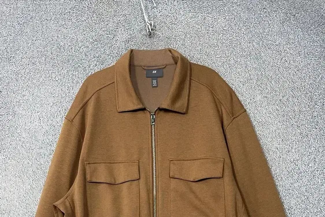 에이치엔앰 브라운 투포켓 캐주얼 자켓 XXL 상품이미지3