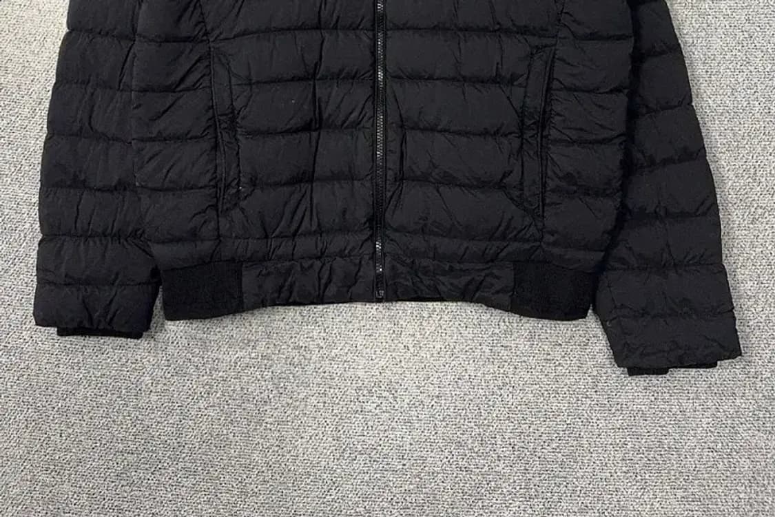코오롱 블랙 다운 경량 블루종 패딩 M 상품이미지4