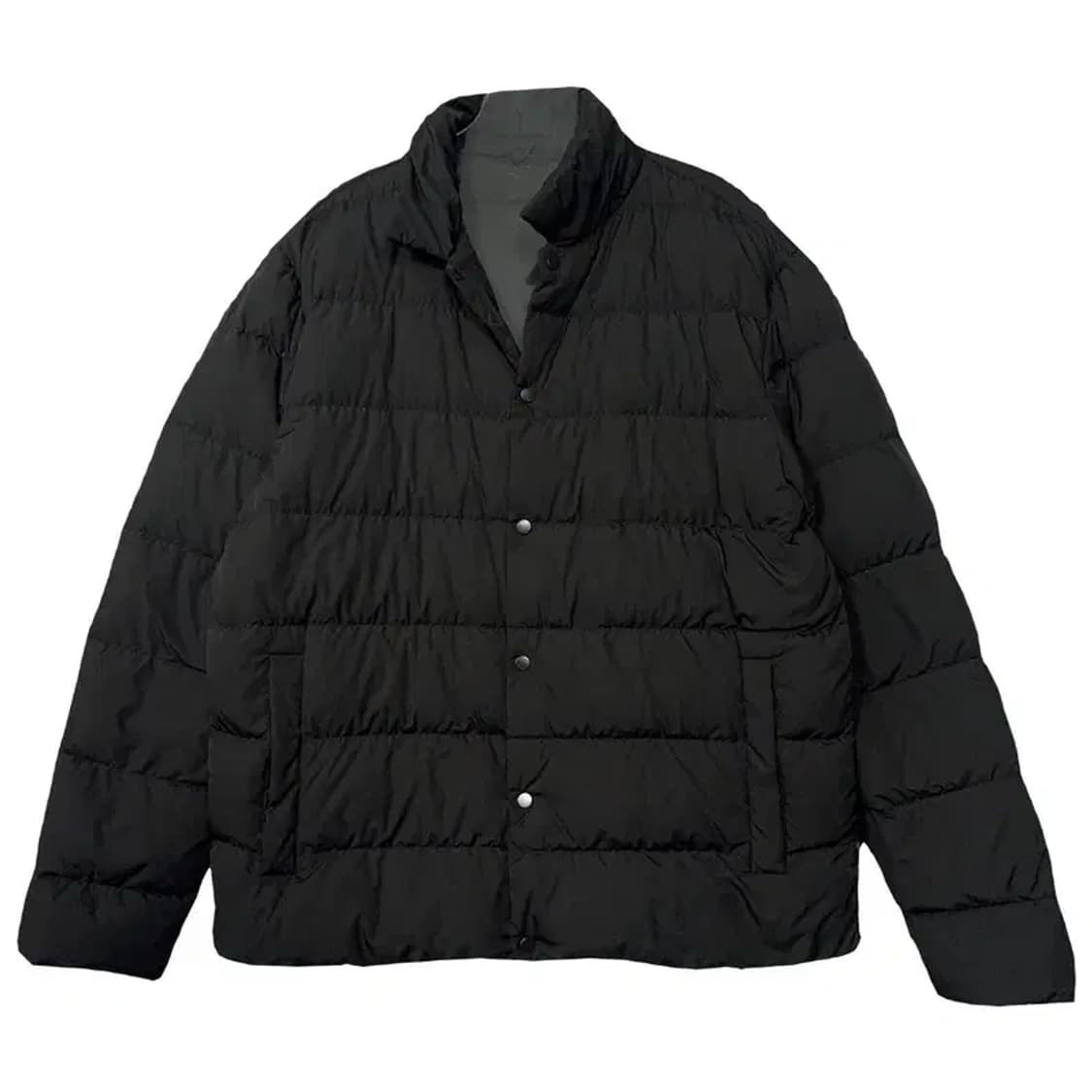 지오다노 블랙 캐주얼 다운 패딩 L 상품이미지1