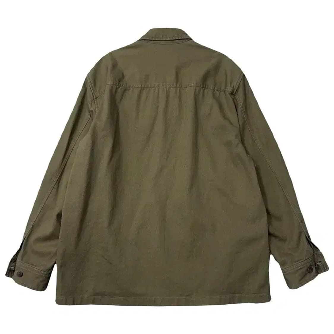 에디바우어 카키 오버핏 포켓 셔츠 L 상품이미지2