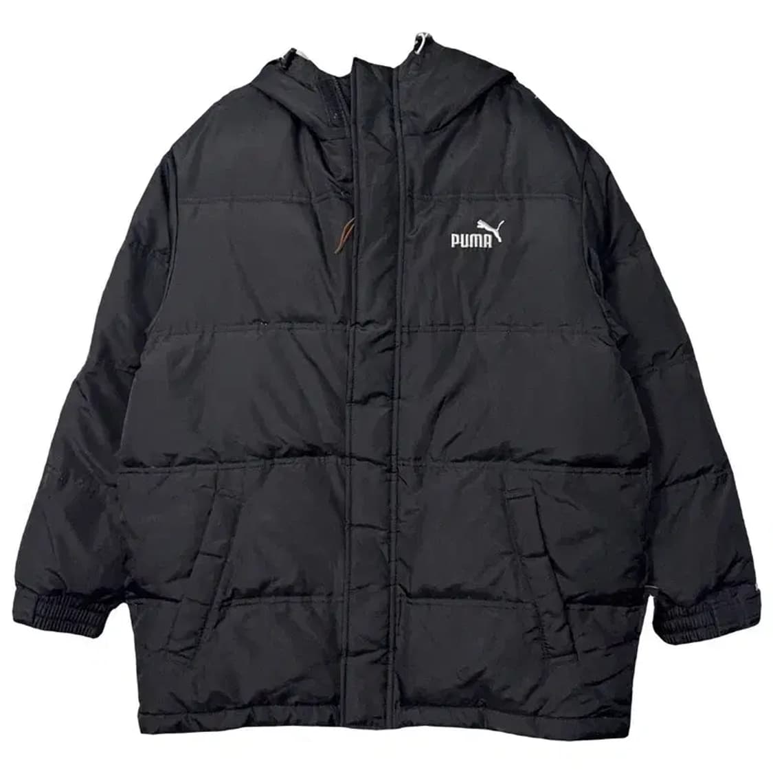 푸마 블랙 로고 덕다운 패딩 XS 상품이미지1