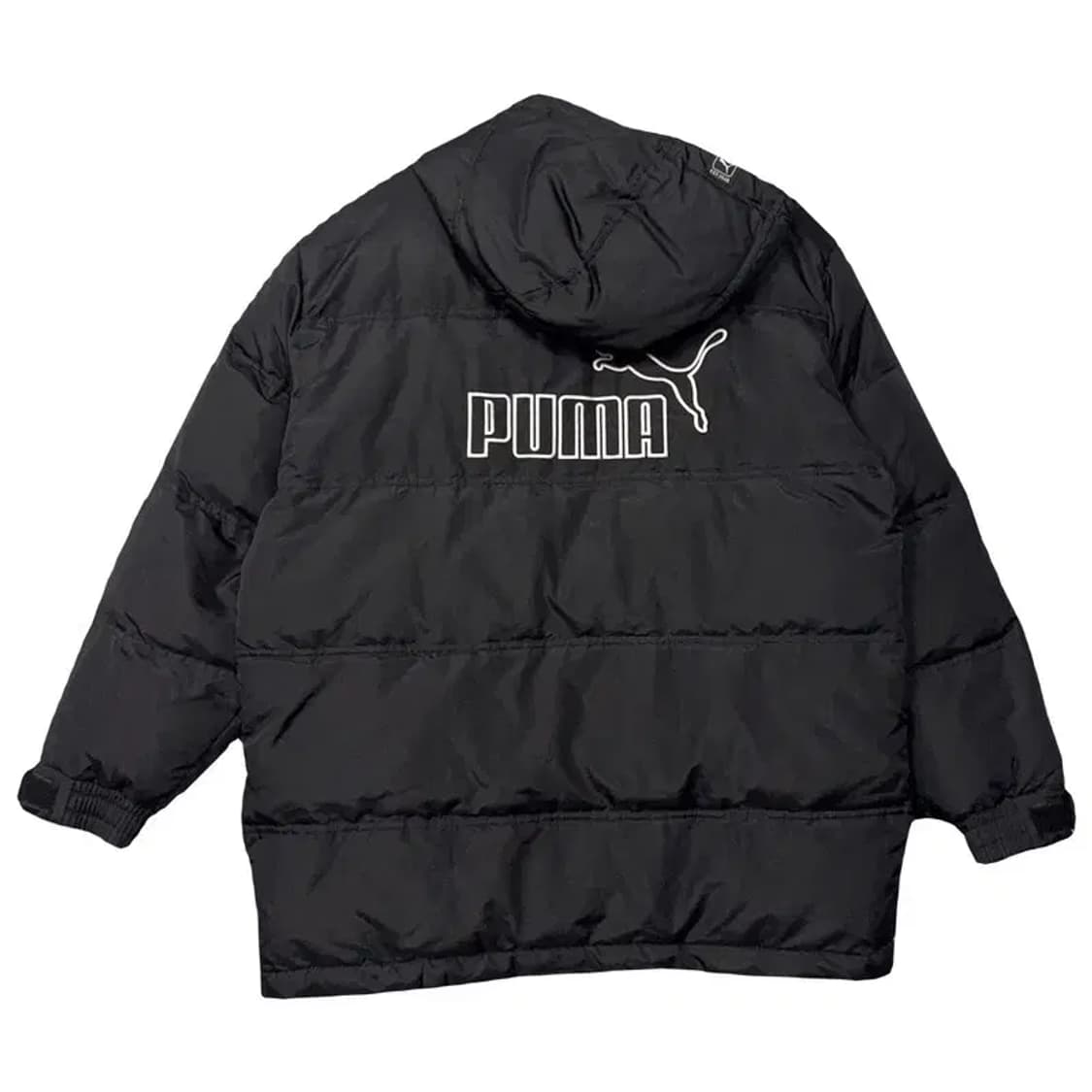 푸마 블랙 로고 덕다운 패딩 XS 상품이미지2