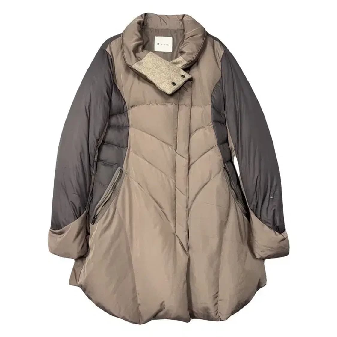 잇 미샤 베이지 덕다운 여성 캐주얼 패딩 F 상품이미지1