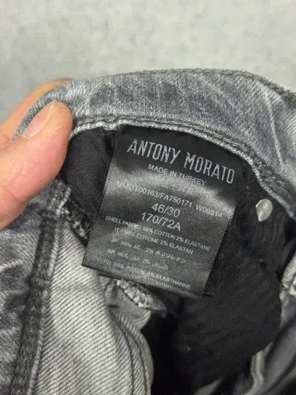 안토니 모라토 그레이 빈티지 청바지 46/30 상품이미지9