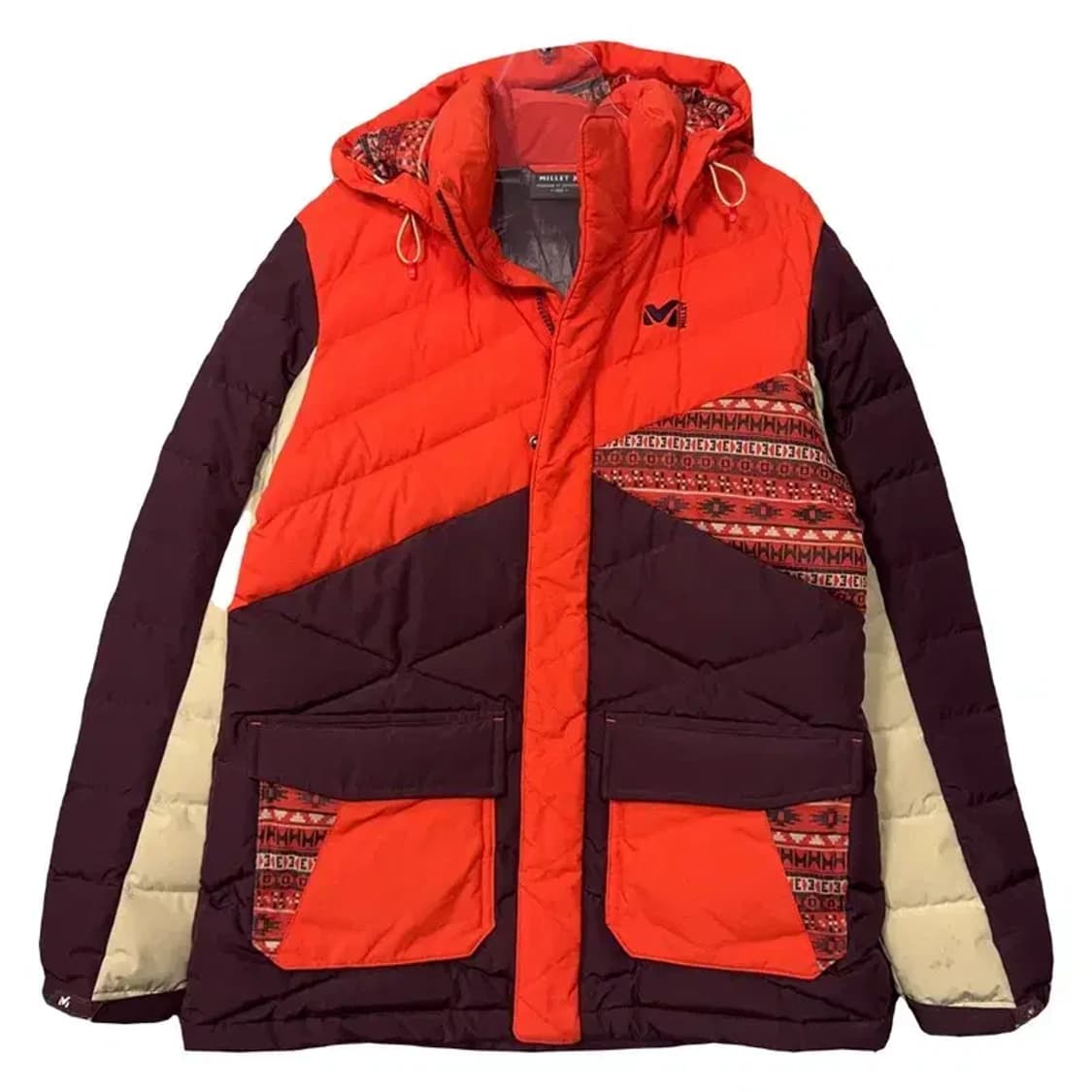 밀레 오렌지 덕다운 패딩 100(L) 상품이미지1