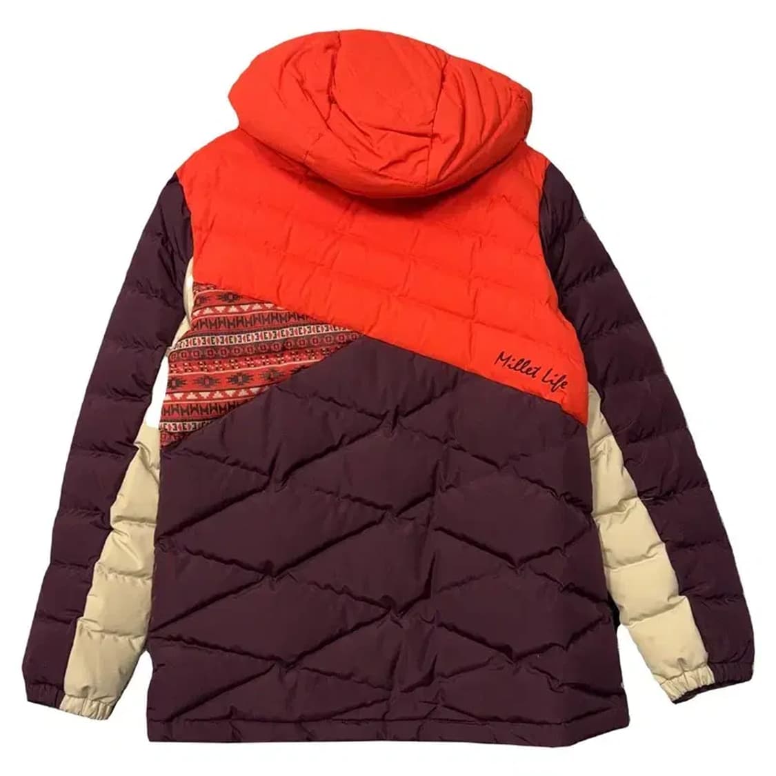 밀레 오렌지 덕다운 패딩 100(L) 상품이미지2