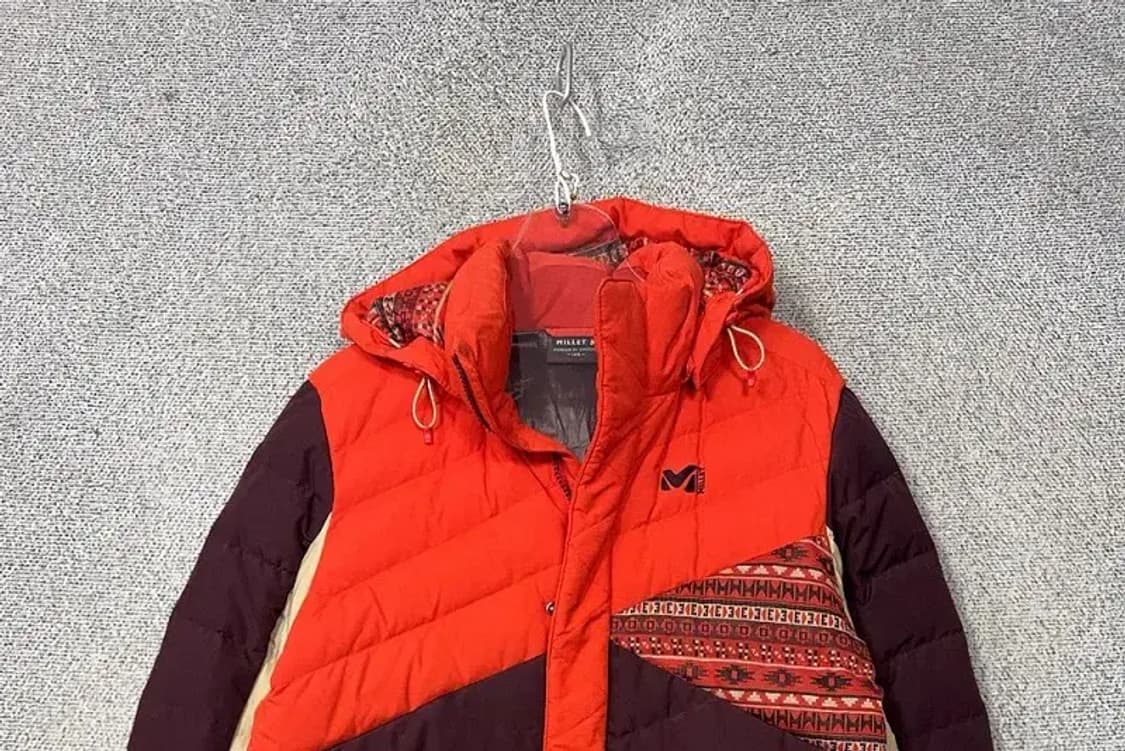 밀레 오렌지 덕다운 패딩 100(L) 상품이미지3