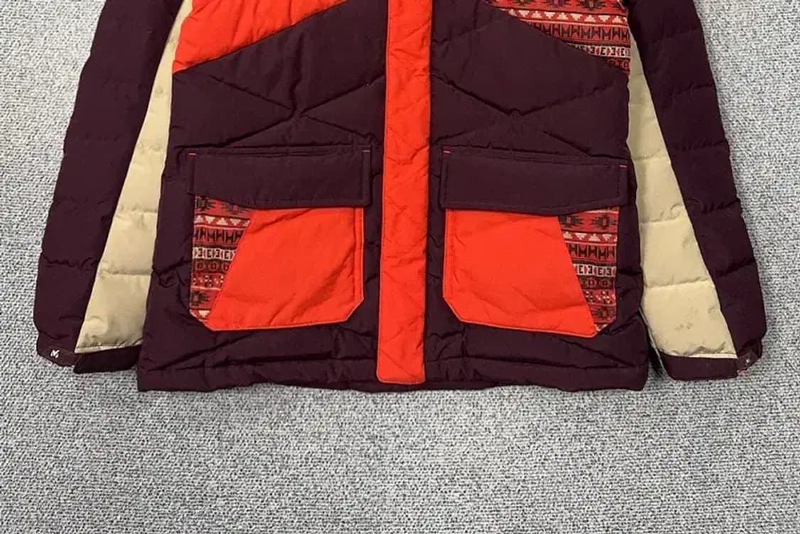 밀레 오렌지 덕다운 패딩 100(L) 상품이미지4