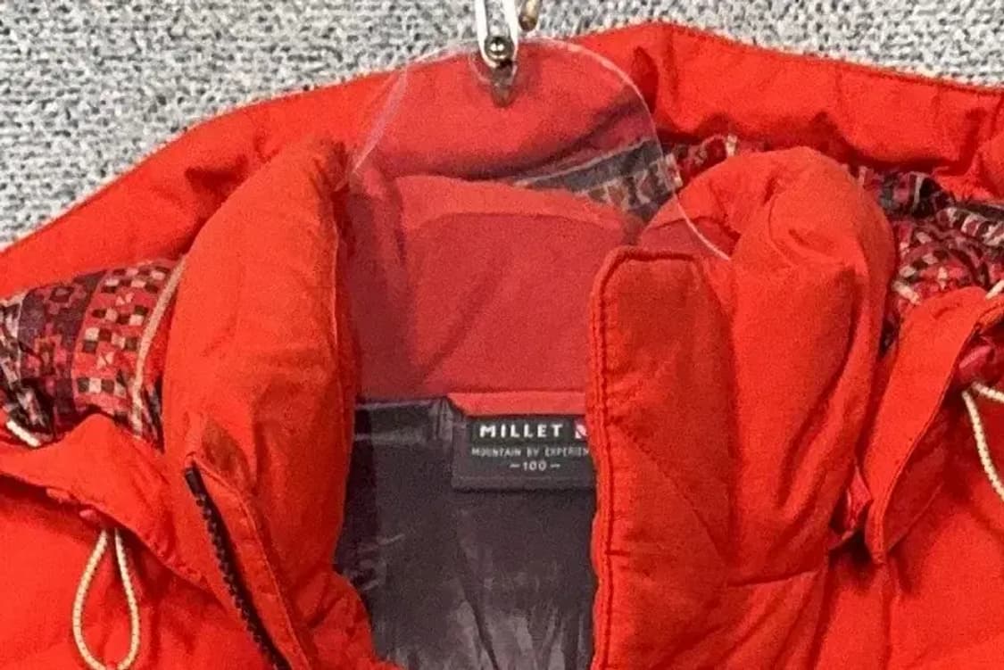 밀레 오렌지 덕다운 패딩 100(L) 상품이미지5