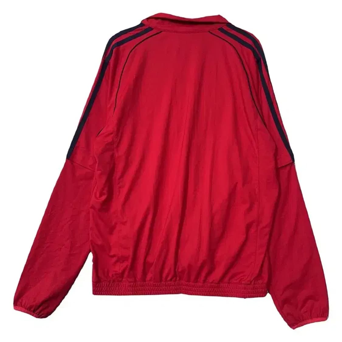 아디다스 레드 삼선 반집업 맨투맨 M/M 상품이미지2