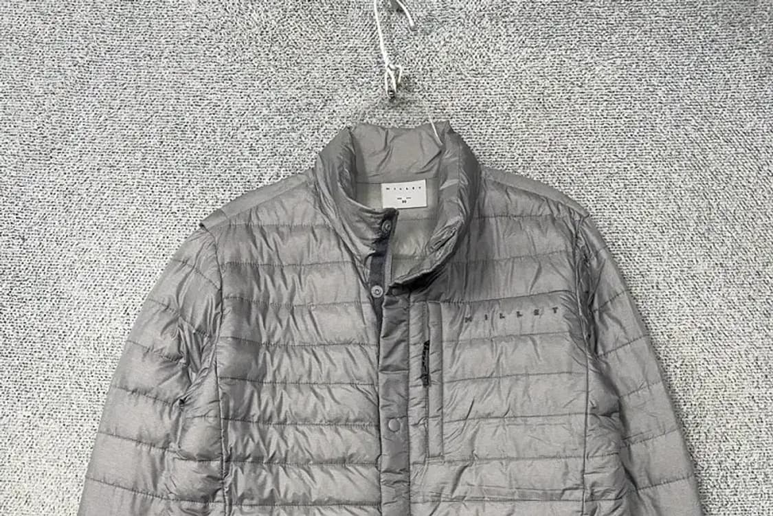 밀레 라이트 그레이 경량 패딩 90 상품이미지3