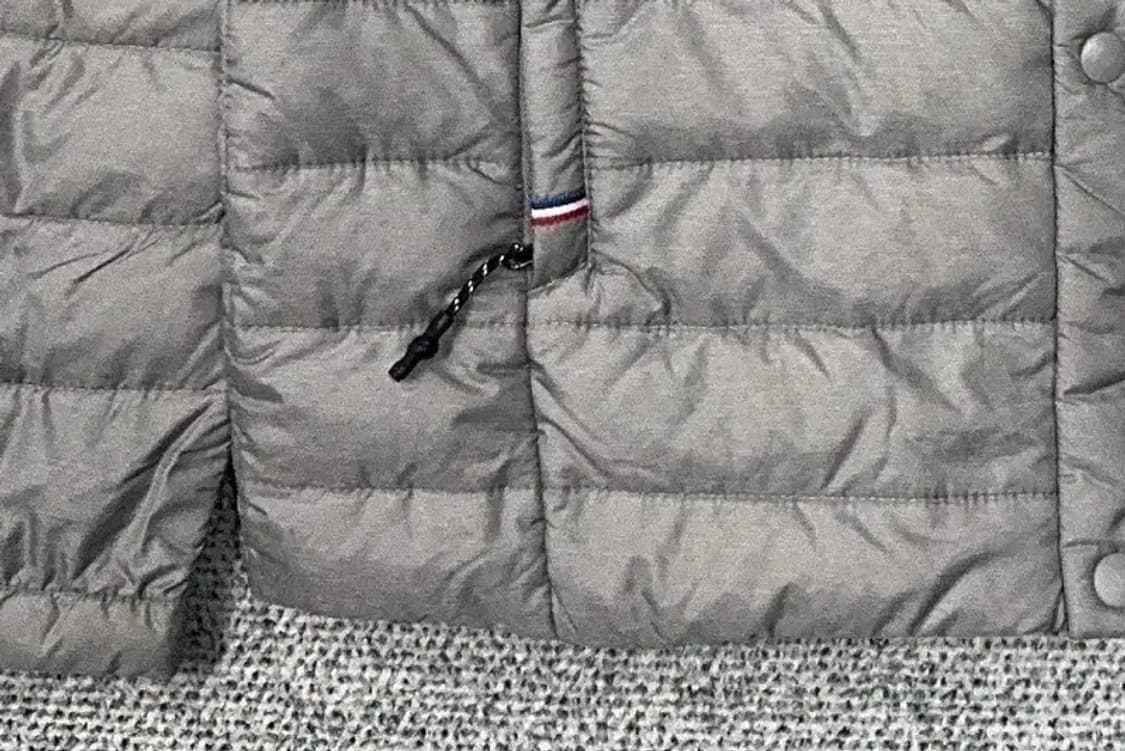 밀레 라이트 그레이 경량 패딩 90 상품이미지6