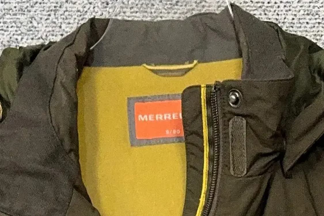 머렐 카키 허리 밴딩 빈티지 후드 바람막이 S/90 상품이미지5