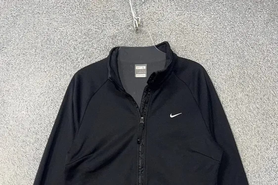 나이키 블랙 로고 집업 저지 L 상품이미지3