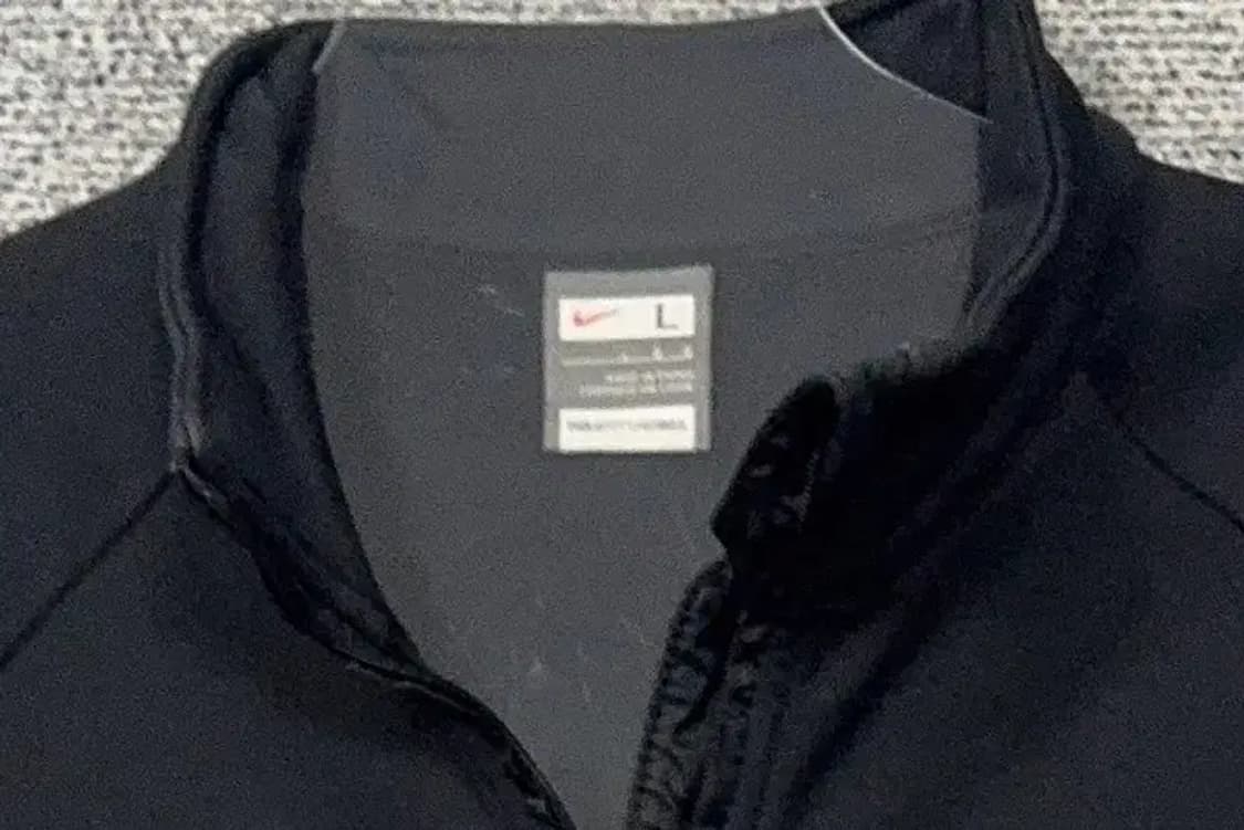 나이키 블랙 로고 집업 저지 L 상품이미지5