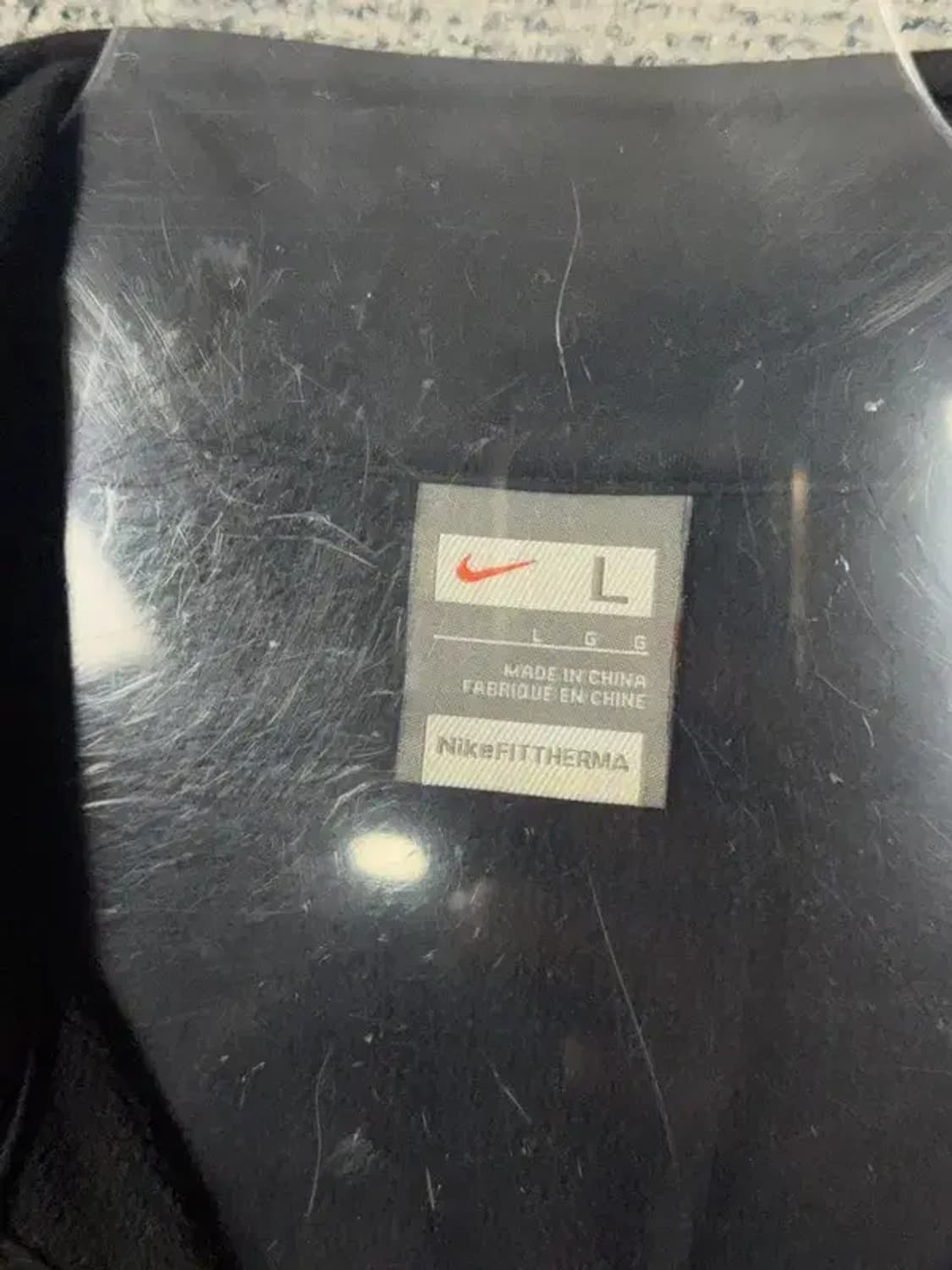 나이키 블랙 로고 집업 저지 L 상품이미지7