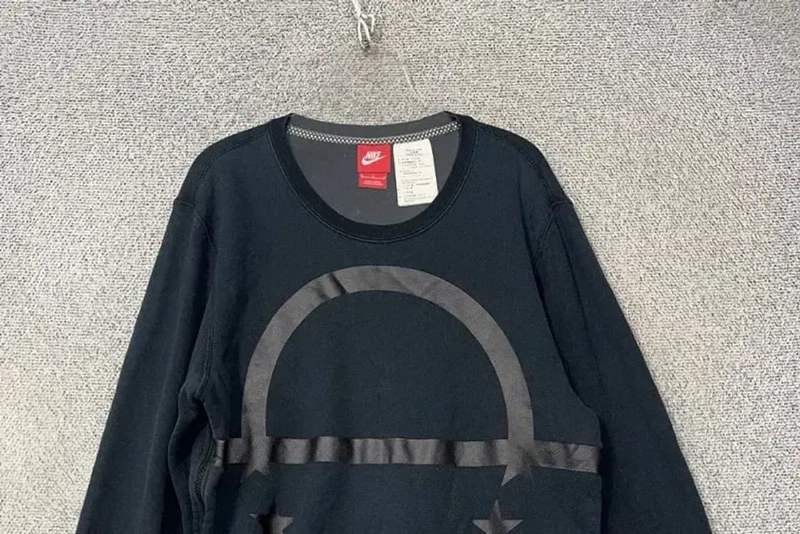 나이키 프린팅 네이비 빈티지 롱 맨투맨 M 상품이미지3