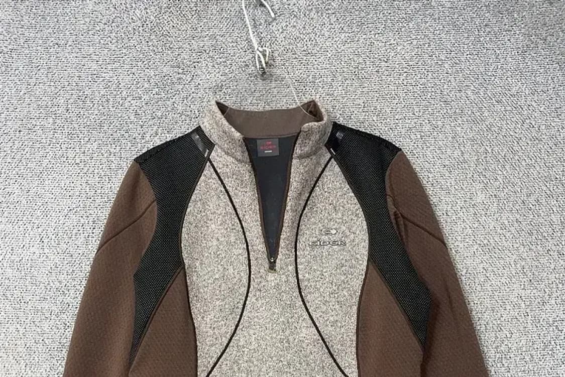 아이더 브라운 등산 기능성 반집업 긴팔 S 상품이미지3