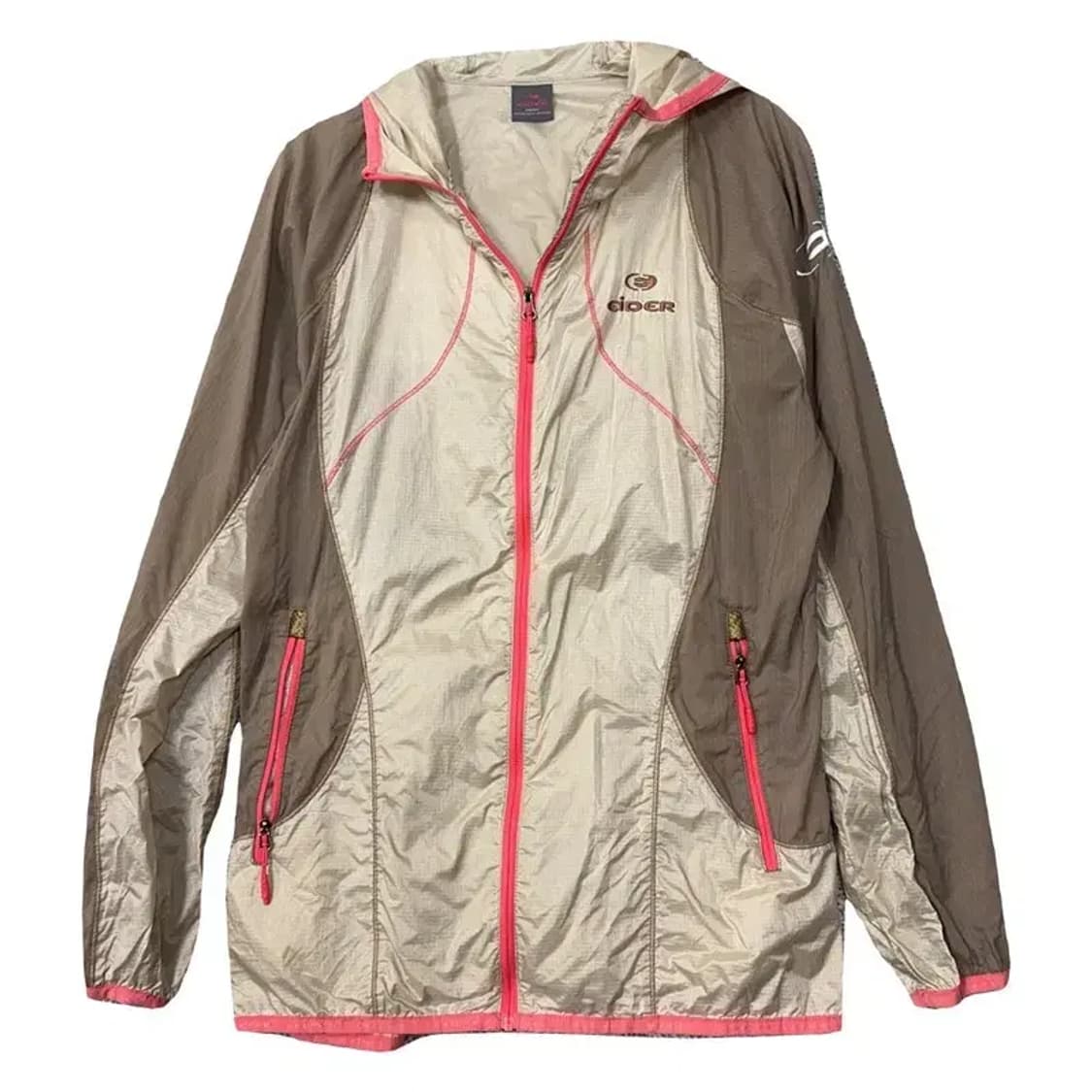 아이더 베이지 기능성 바람막이 M 상품이미지1