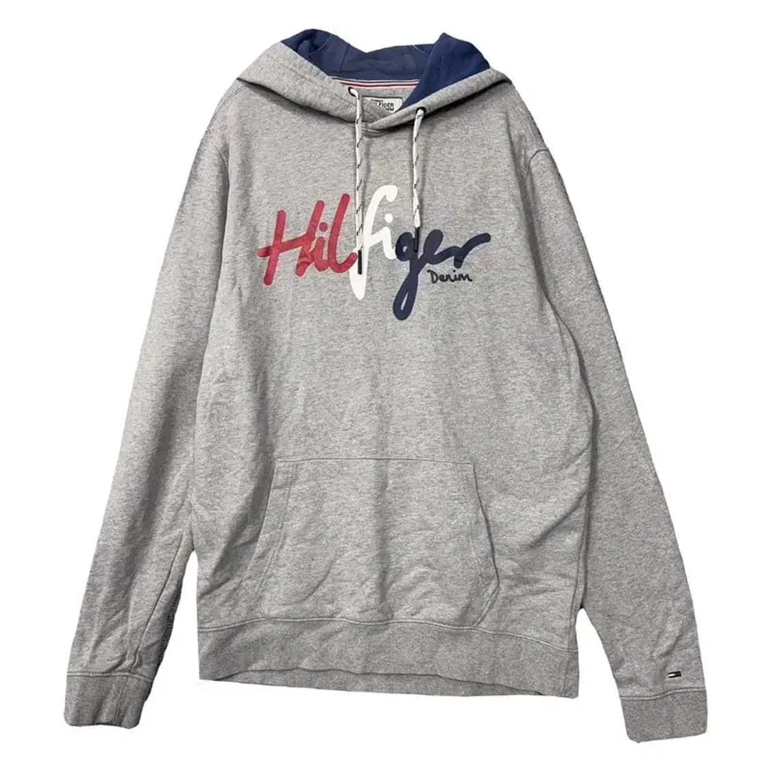 타미힐피거 프린팅 라이트 그레이 후드티 L/G 상품이미지1