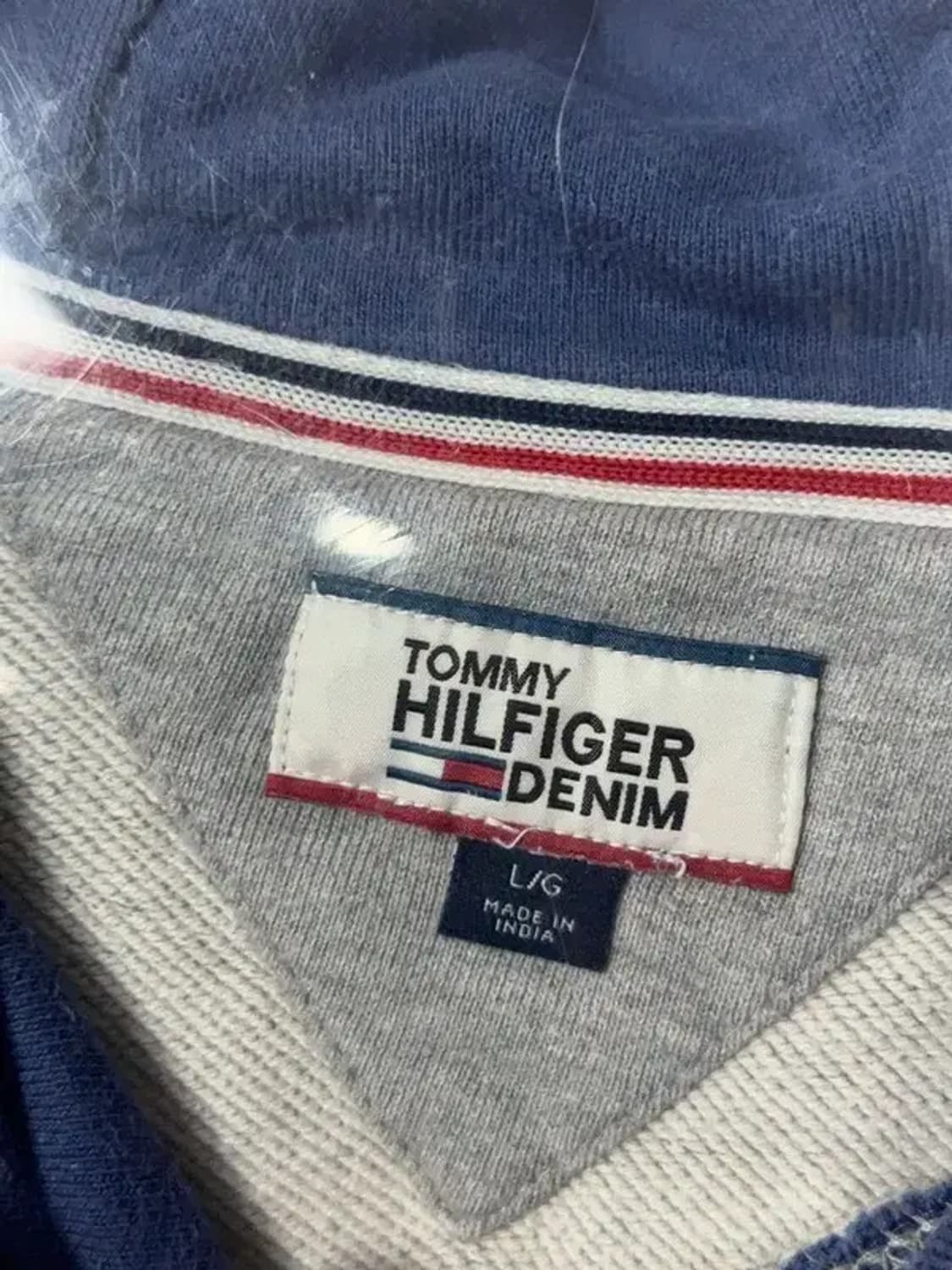 타미힐피거 프린팅 라이트 그레이 후드티 L/G 상품이미지7