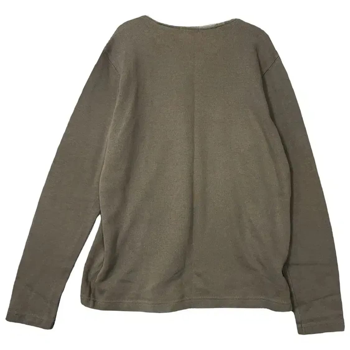 지오다노 프린팅 카키 맨투맨 M 상품이미지2