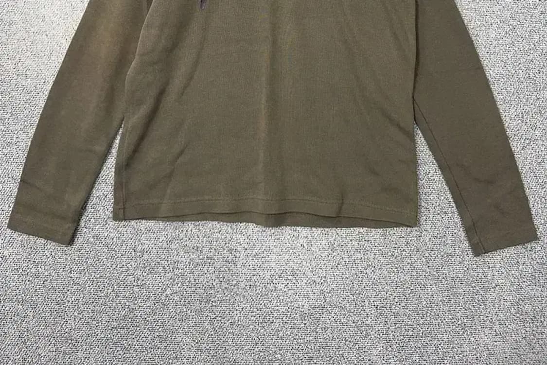 지오다노 프린팅 카키 맨투맨 M 상품이미지4