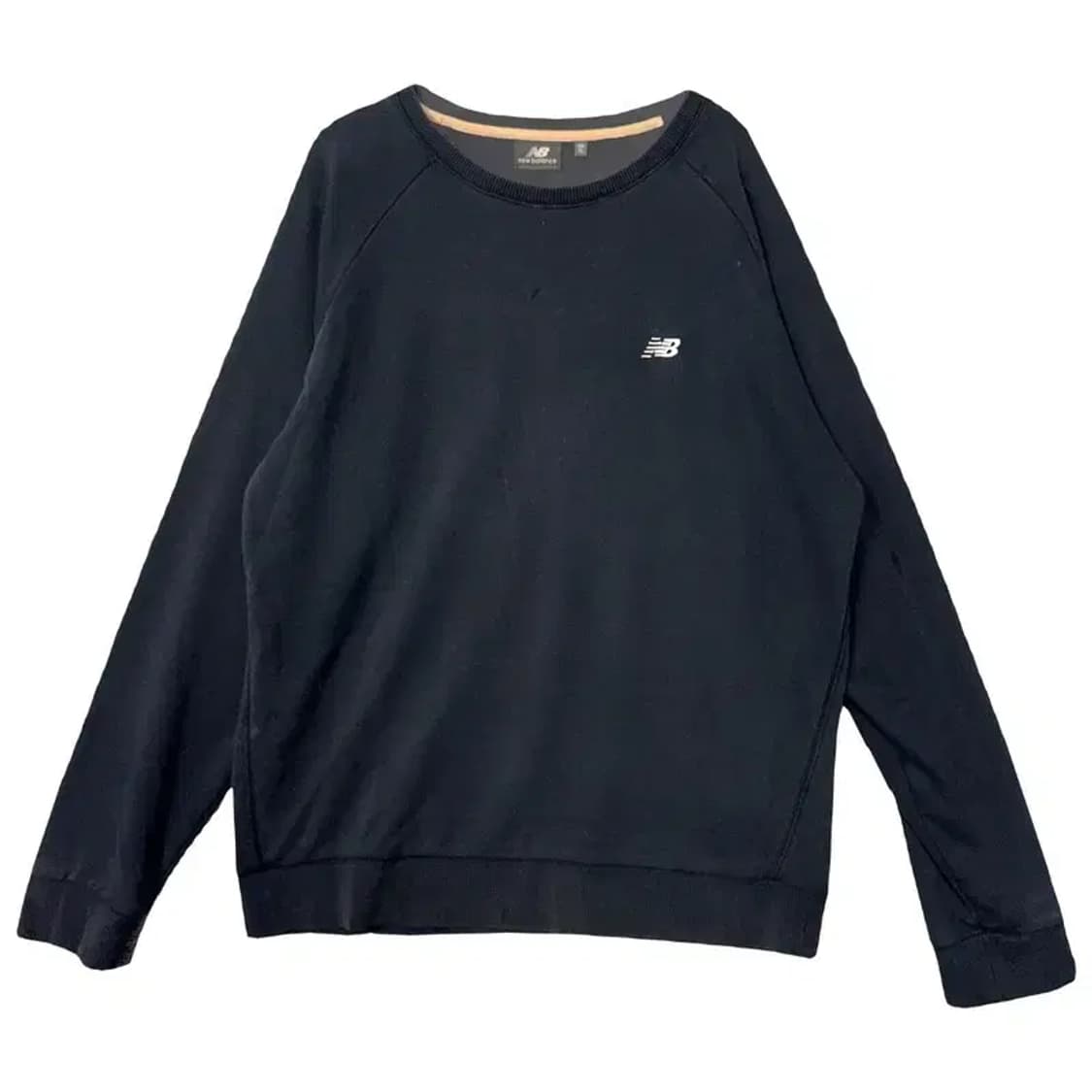 뉴발란스 블랙 로고 맨투맨 XL 상품이미지1