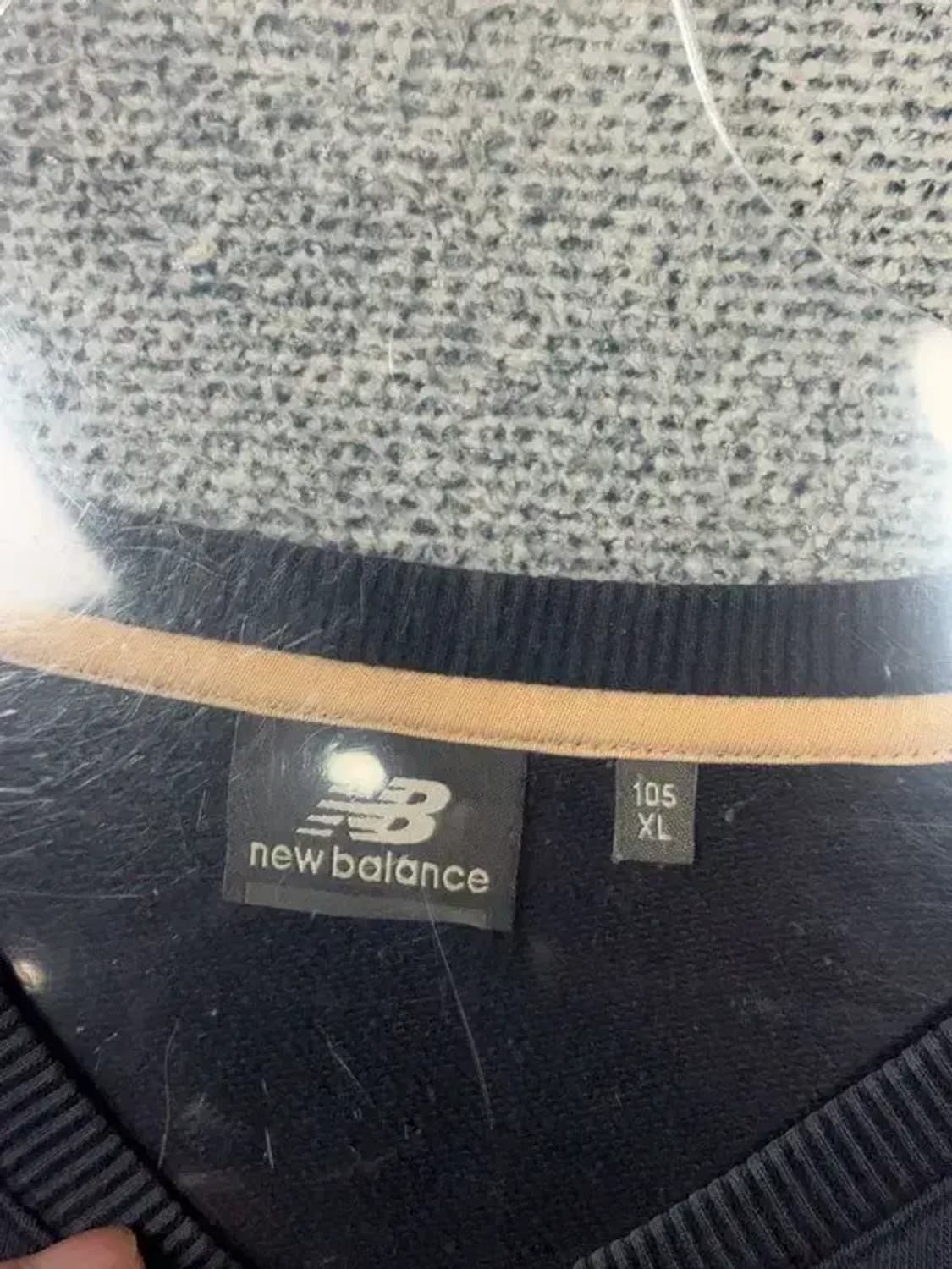 뉴발란스 블랙 로고 맨투맨 XL 상품이미지7