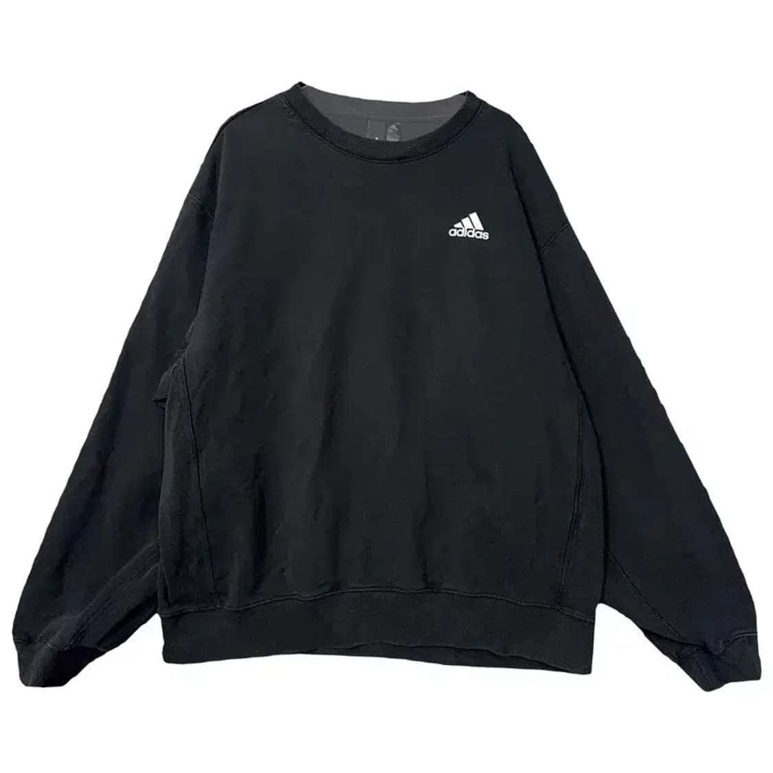 아디다스 블랙 로고 맨투맨 L 상품이미지1