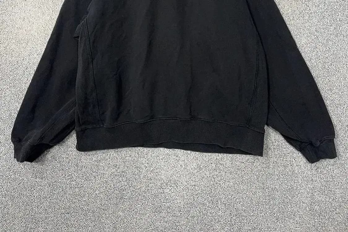 아디다스 블랙 로고 맨투맨 L 상품이미지4