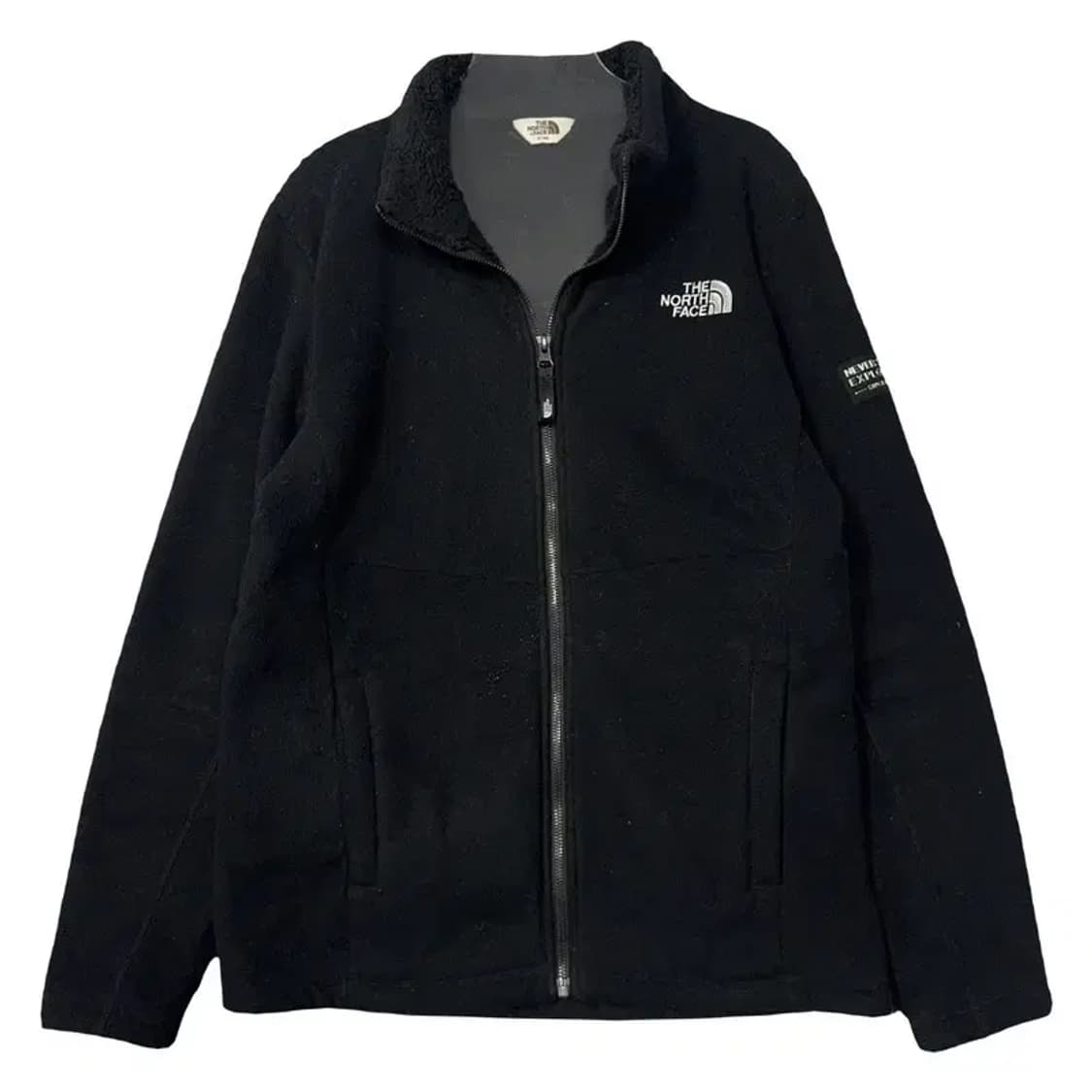 노스페이스 블랙 로고 플리스 후리스 S/90 상품이미지1