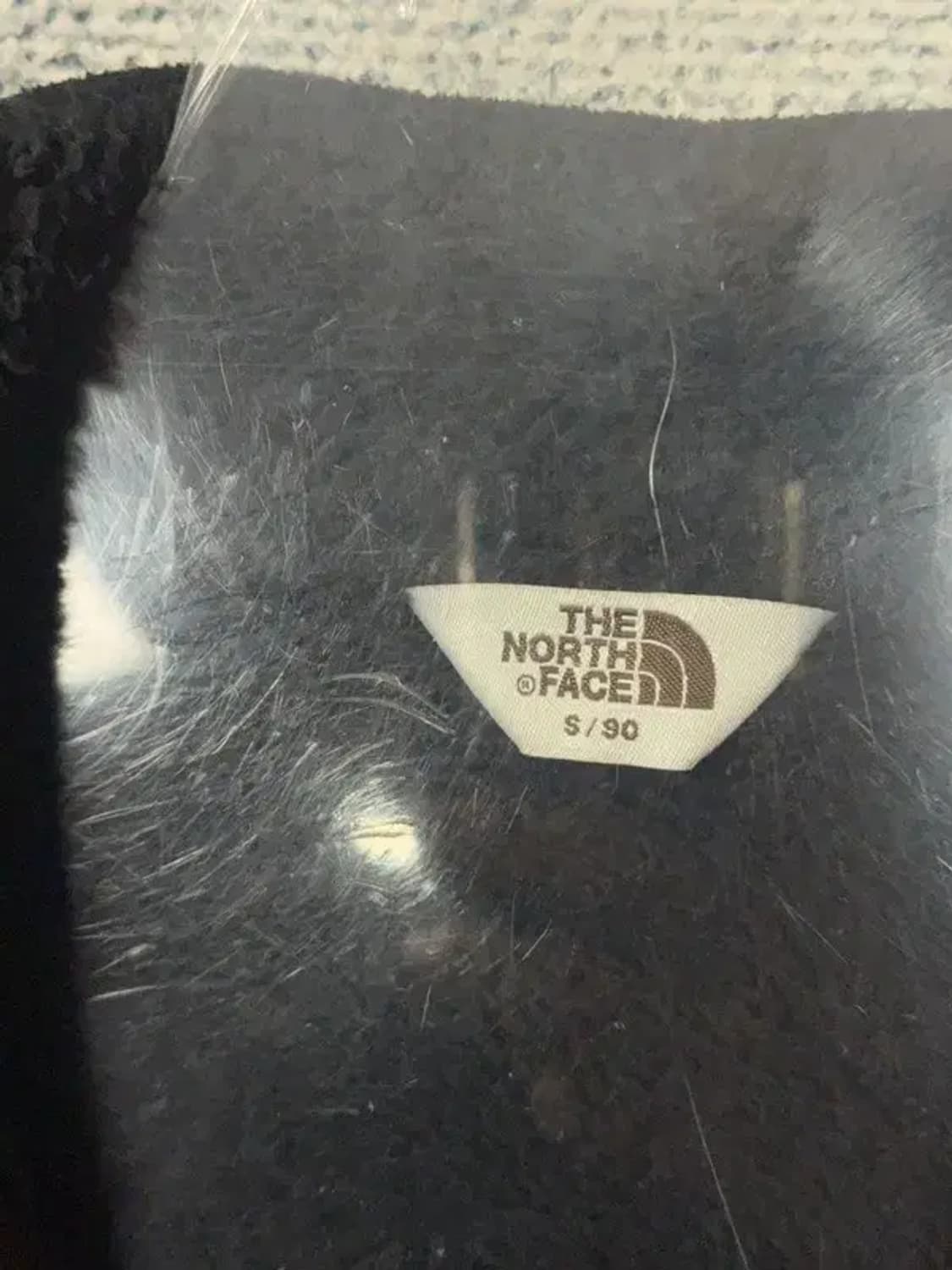 노스페이스 블랙 로고 플리스 후리스 S/90 상품이미지7