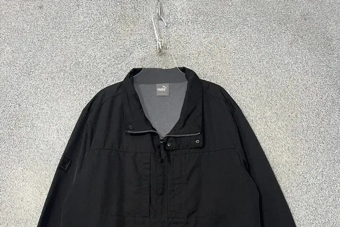 푸마 블랙 바람막이 윈드자켓 XL 상품이미지3