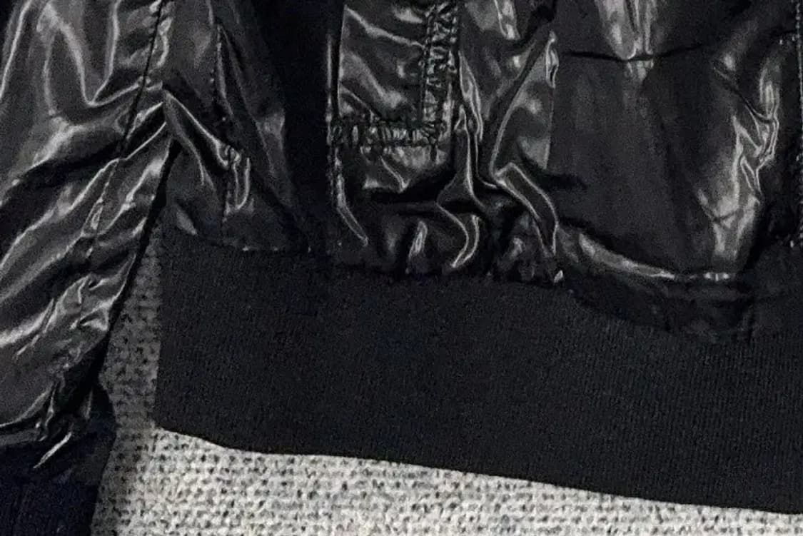 [새상품]CLRIDEN 빈티지 유광 블랙 양면 후드 집업 85 상품이미지8