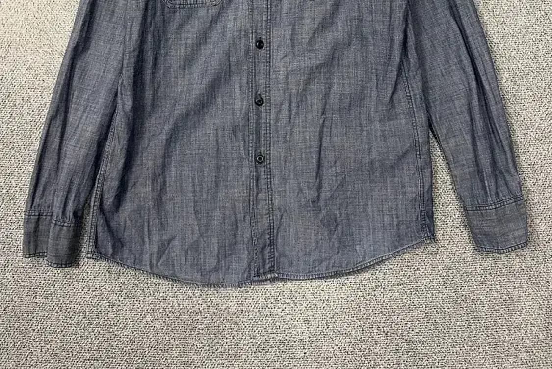 유니클로 데님 인디고 셔츠 XL 상품이미지4