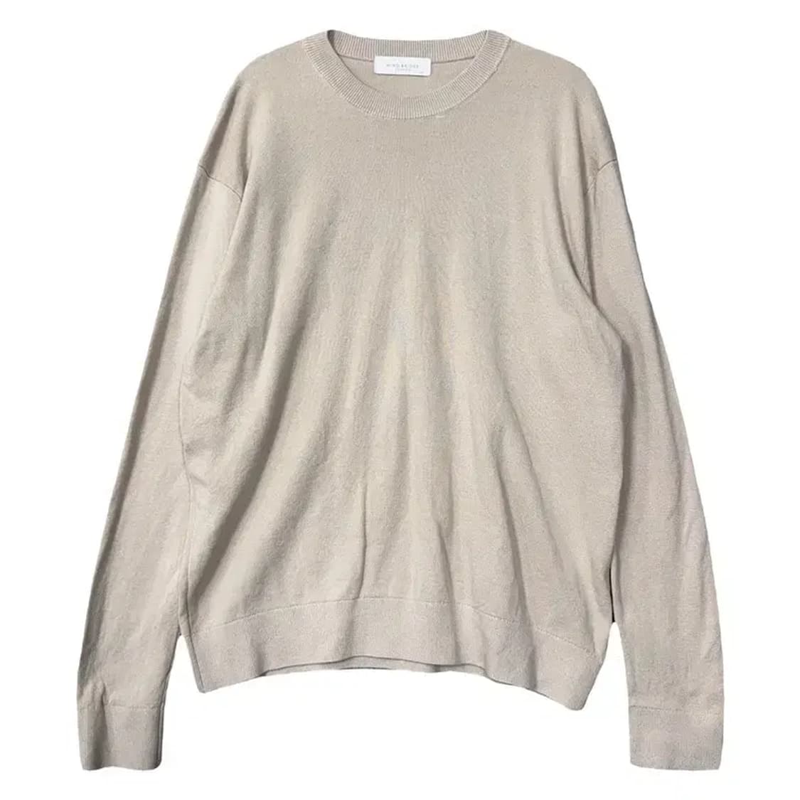 마인드브릿지 크림 캐주얼 코튼 니트 175/96A 상품이미지1