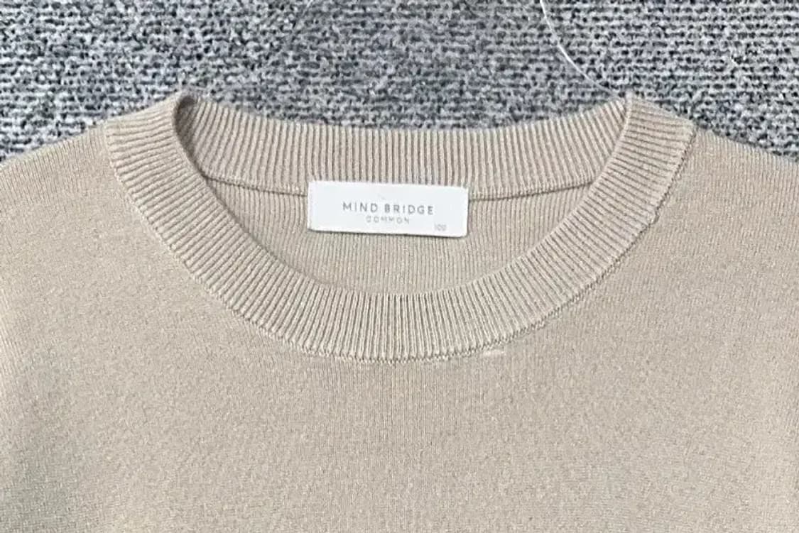 마인드브릿지 크림 캐주얼 코튼 니트 175/96A 상품이미지5