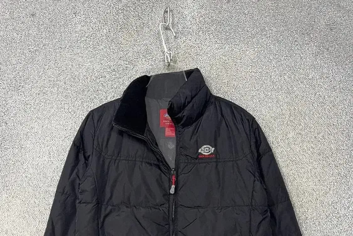 디키즈 블랙 로고 점퍼 경량 패딩 S(90) 상품이미지3