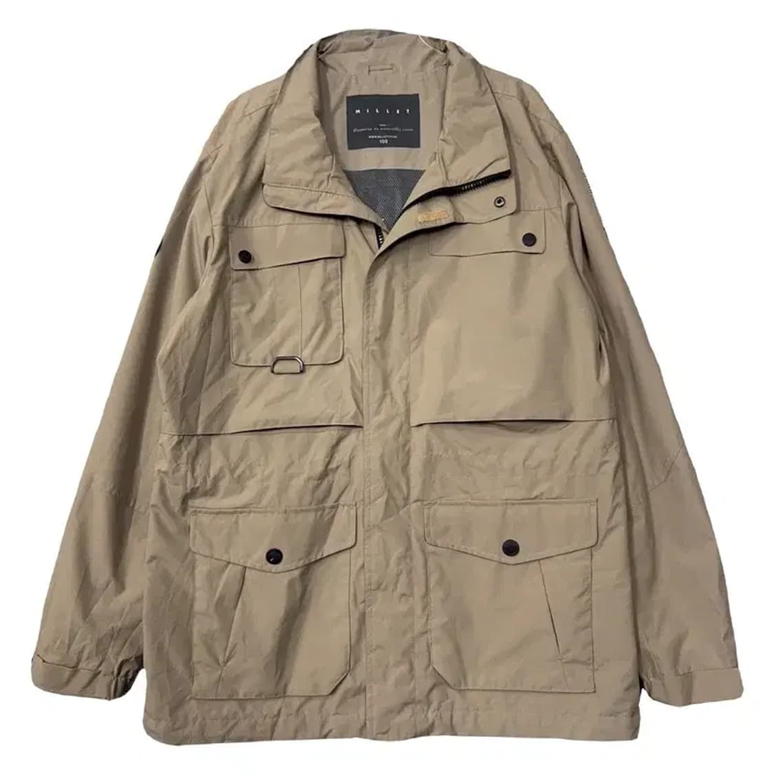 밀레 베이지 사파리 남성 바람막이 윈드자켓 100 상품이미지1