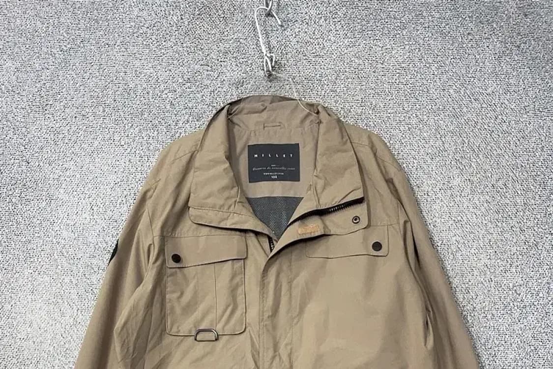 밀레 베이지 사파리 남성 바람막이 윈드자켓 100 상품이미지3
