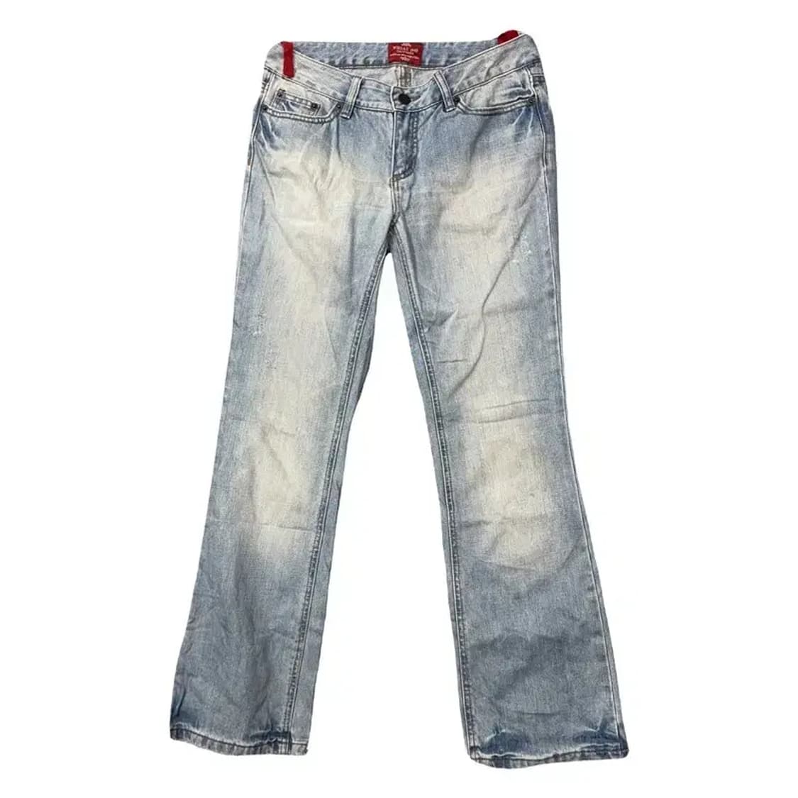 후아유 연청 빈티지 Y2K 부츠컷 데님팬츠 상품이미지1