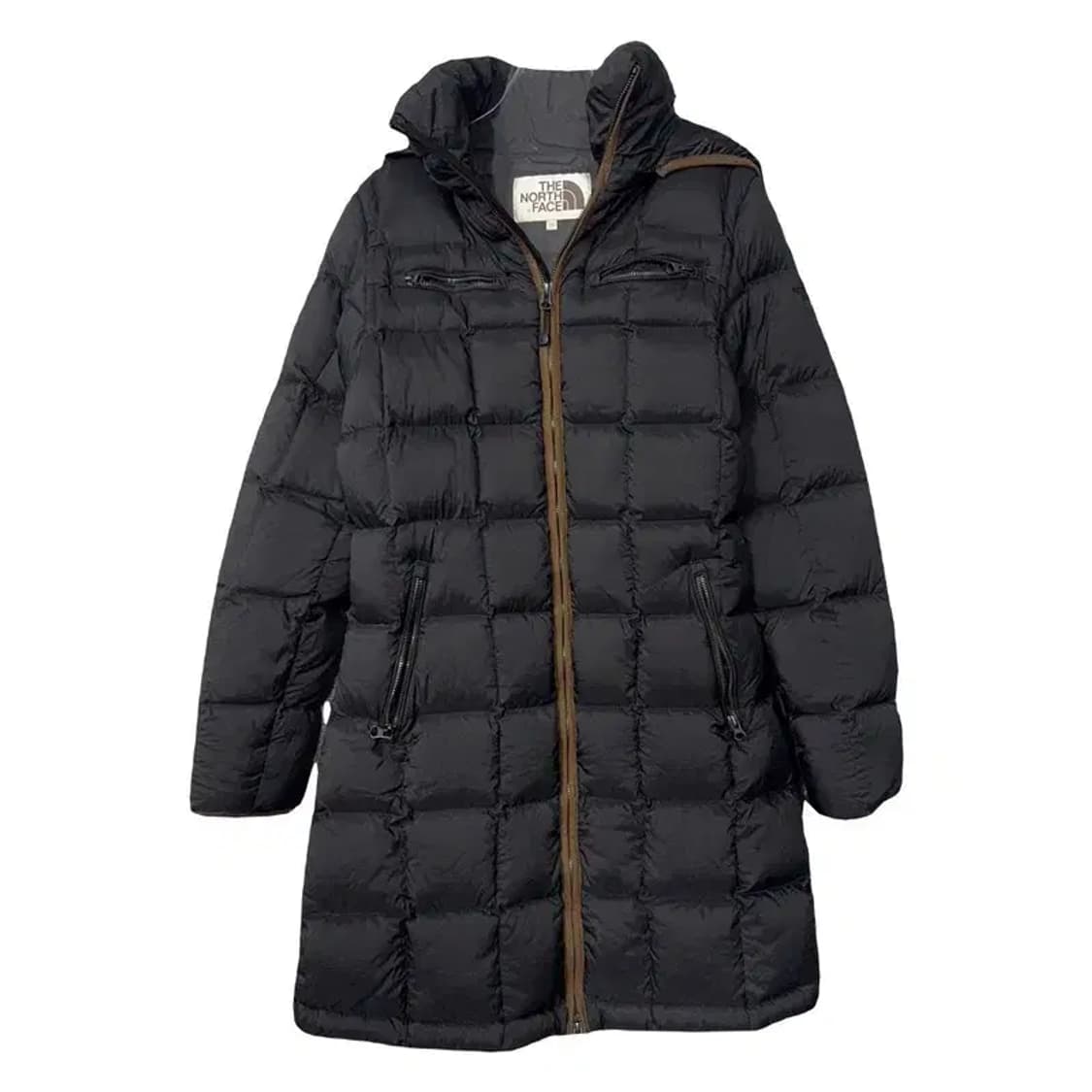 노스페이스 화이트라벨 올블랙 다운 롱패딩 95(L) 상품이미지1