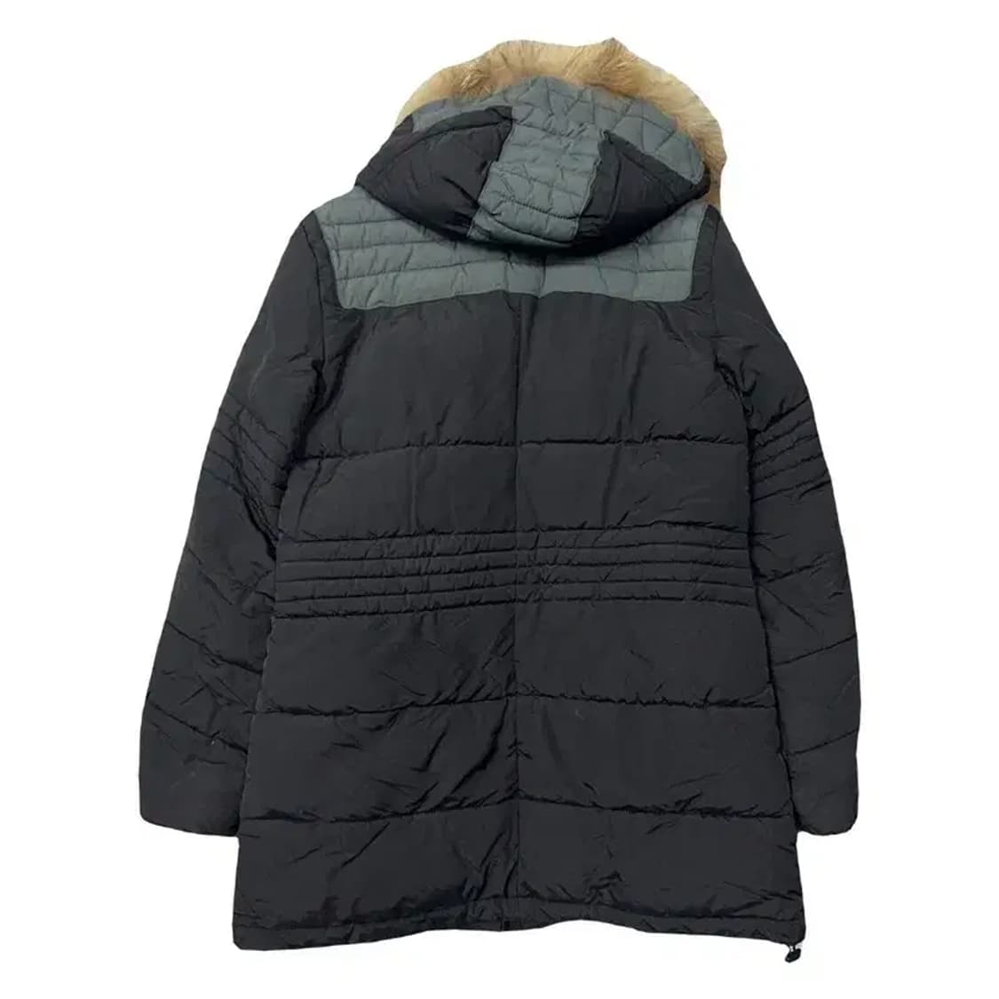 게스 라쿤 퍼 블랙 빈티지 점퍼 패딩 L 상품이미지2